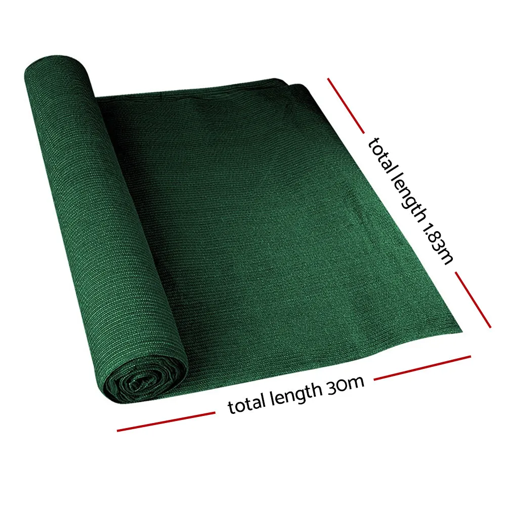 90% UV-Blocking Green Shade Cloth, 1.83x30m | Instahut