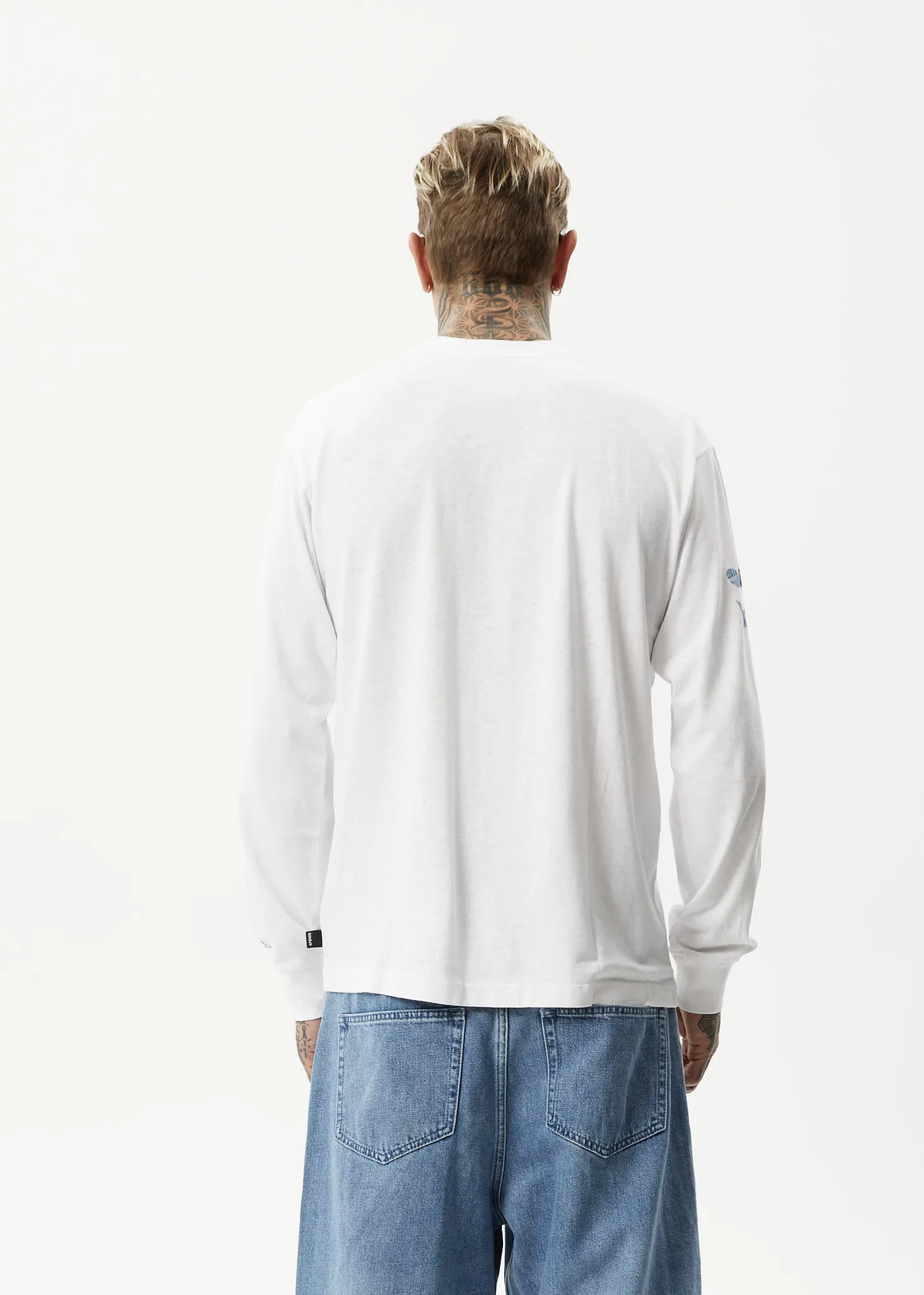 AFENDS Unisex Broccoli - Unisex Long Sleeve T-Shirt - White