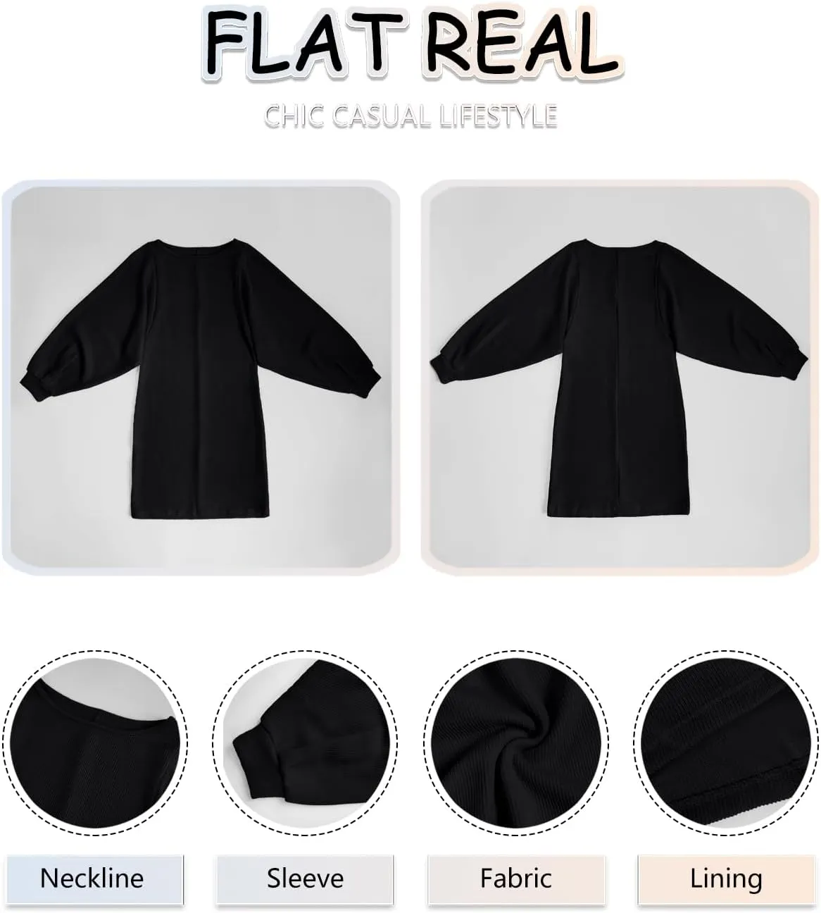 Basicspace Women's Long Sleeve Mini Ribbed Knit Casual Bodycon Sexy Dress Drawstring Fall Pullover Sweater Dresses