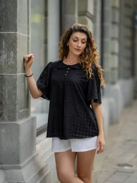 Black Handwoven Shirt