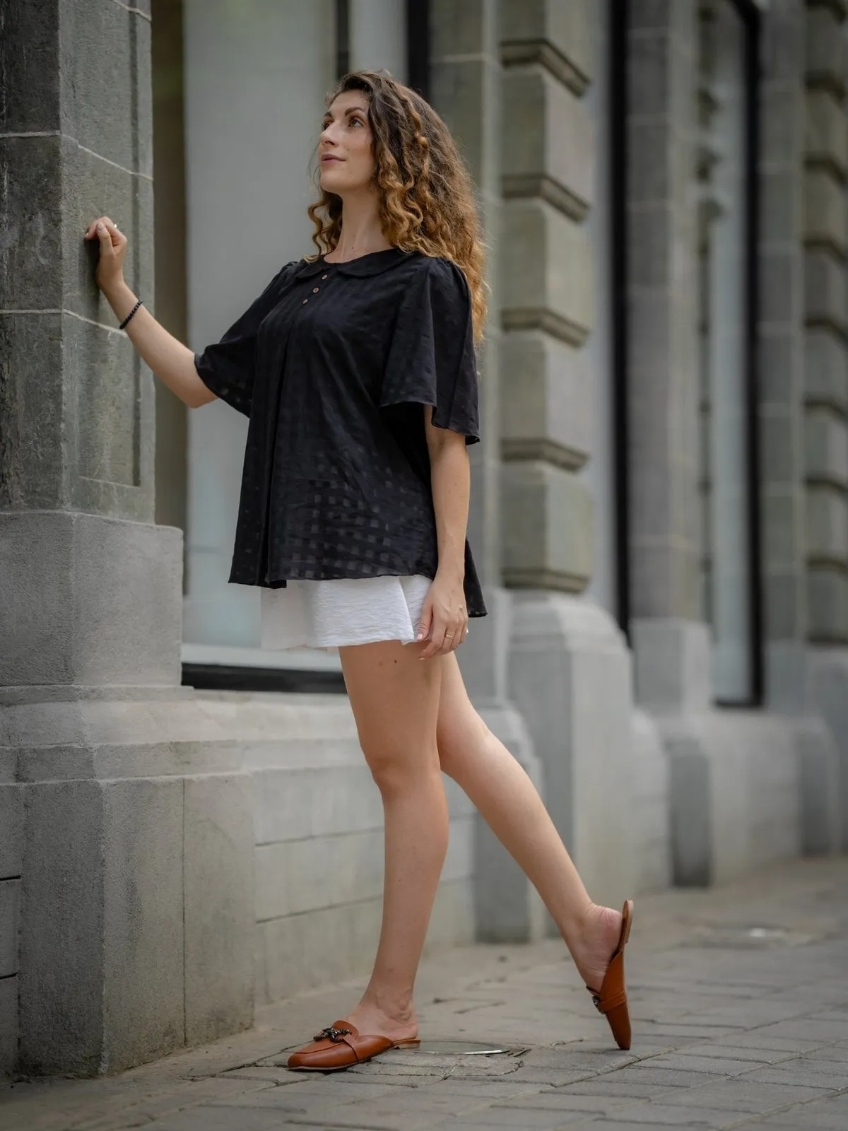 Black Handwoven Shirt