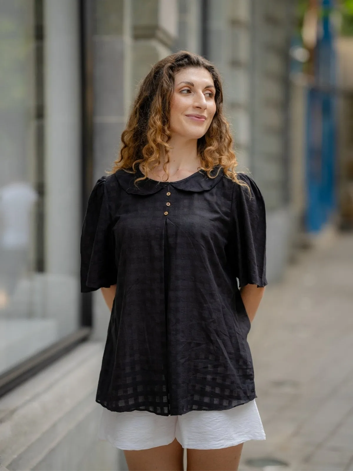 Black Handwoven Shirt