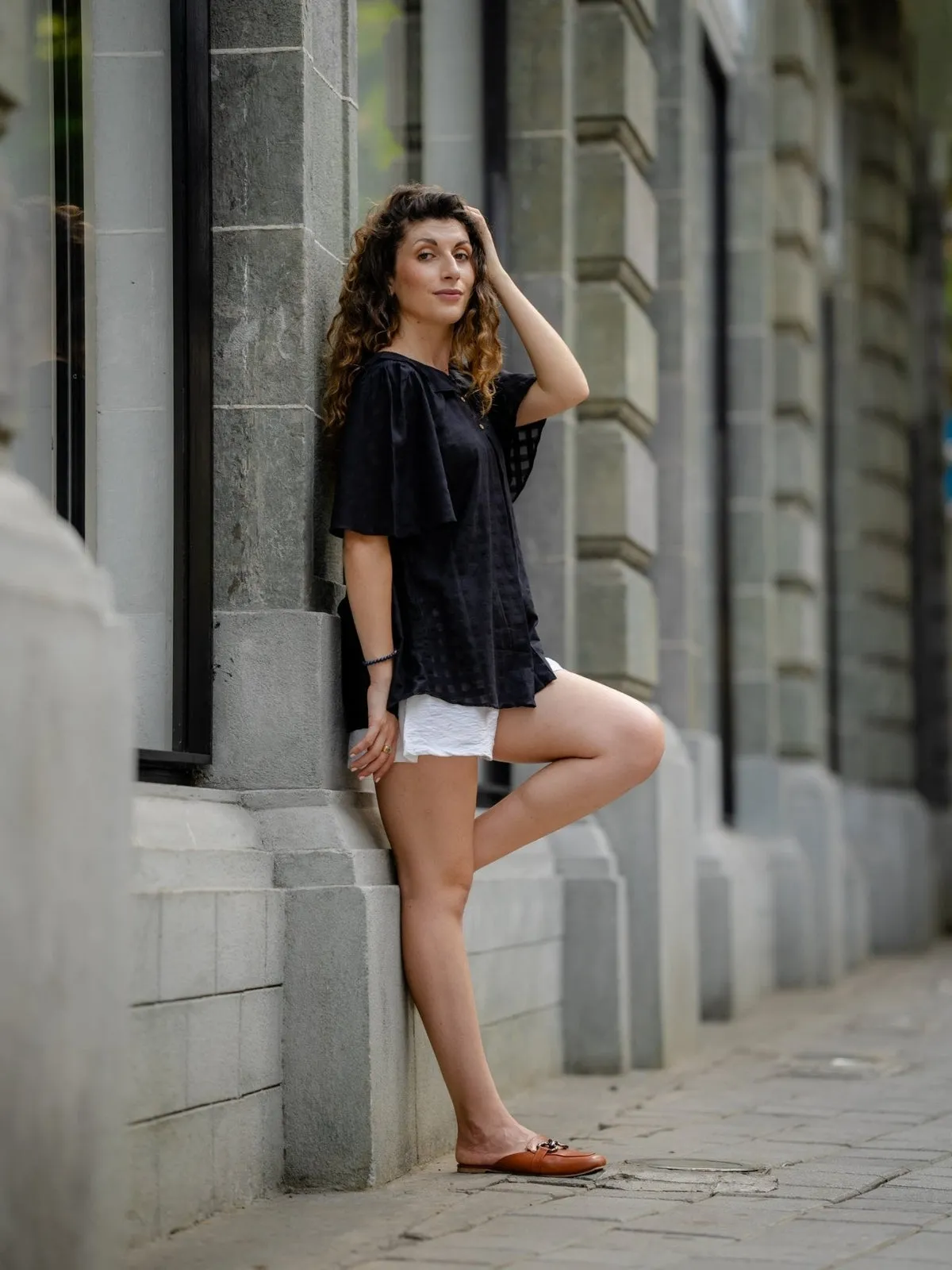 Black Handwoven Shirt