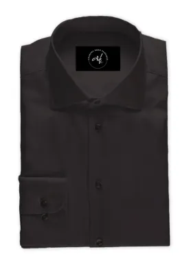 Black Poplin Shirt
