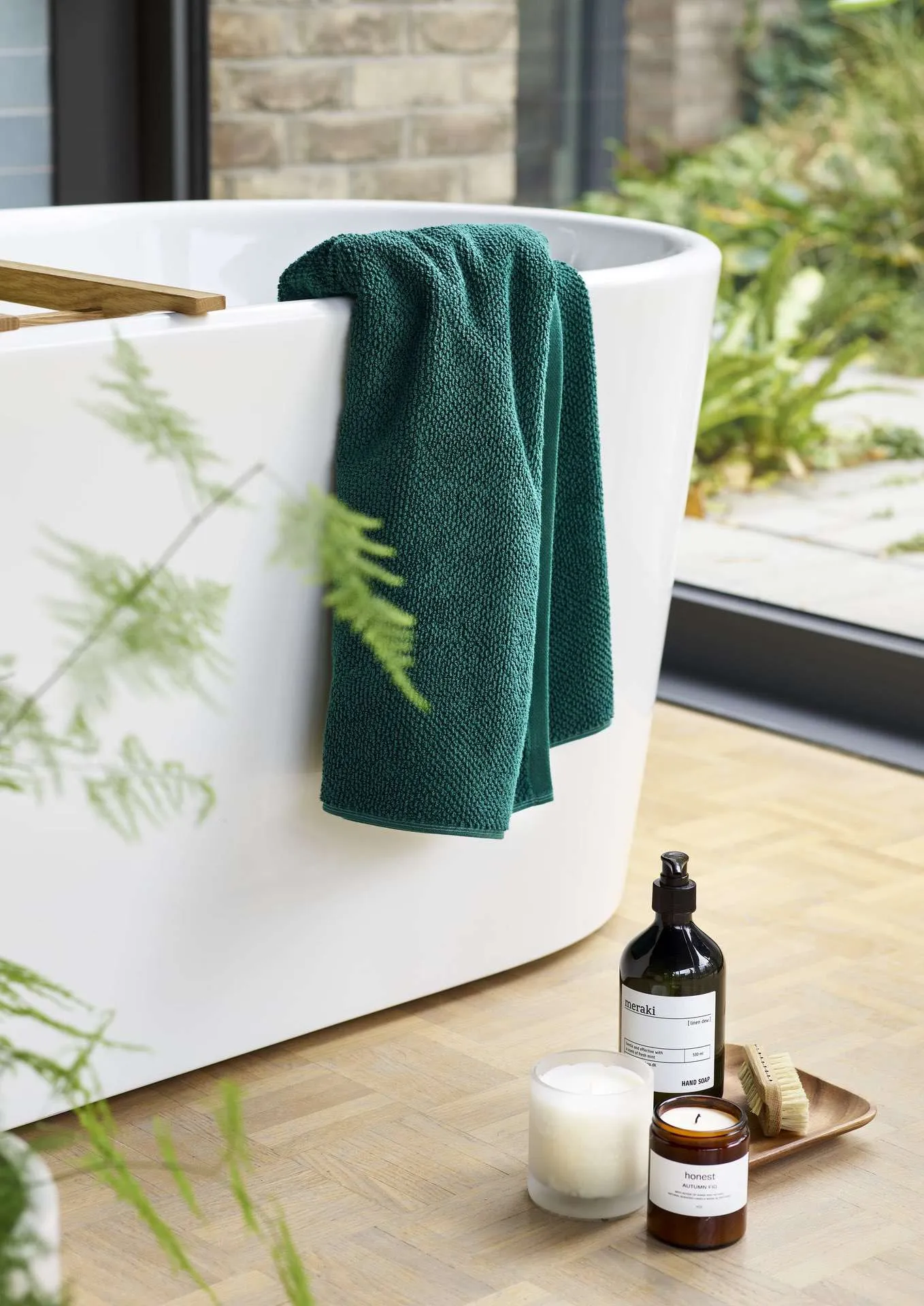 Brixton Textured Towels - Cotton 600 GSM