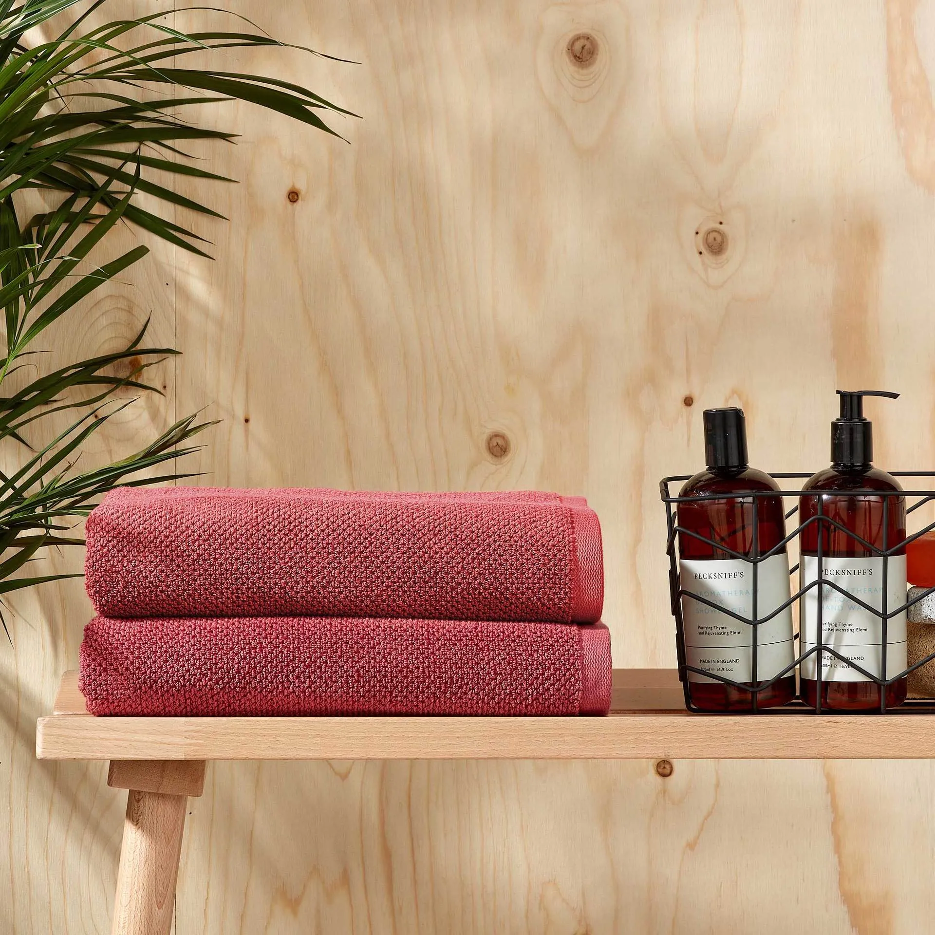 Brixton Textured Towels - Cotton 600 GSM