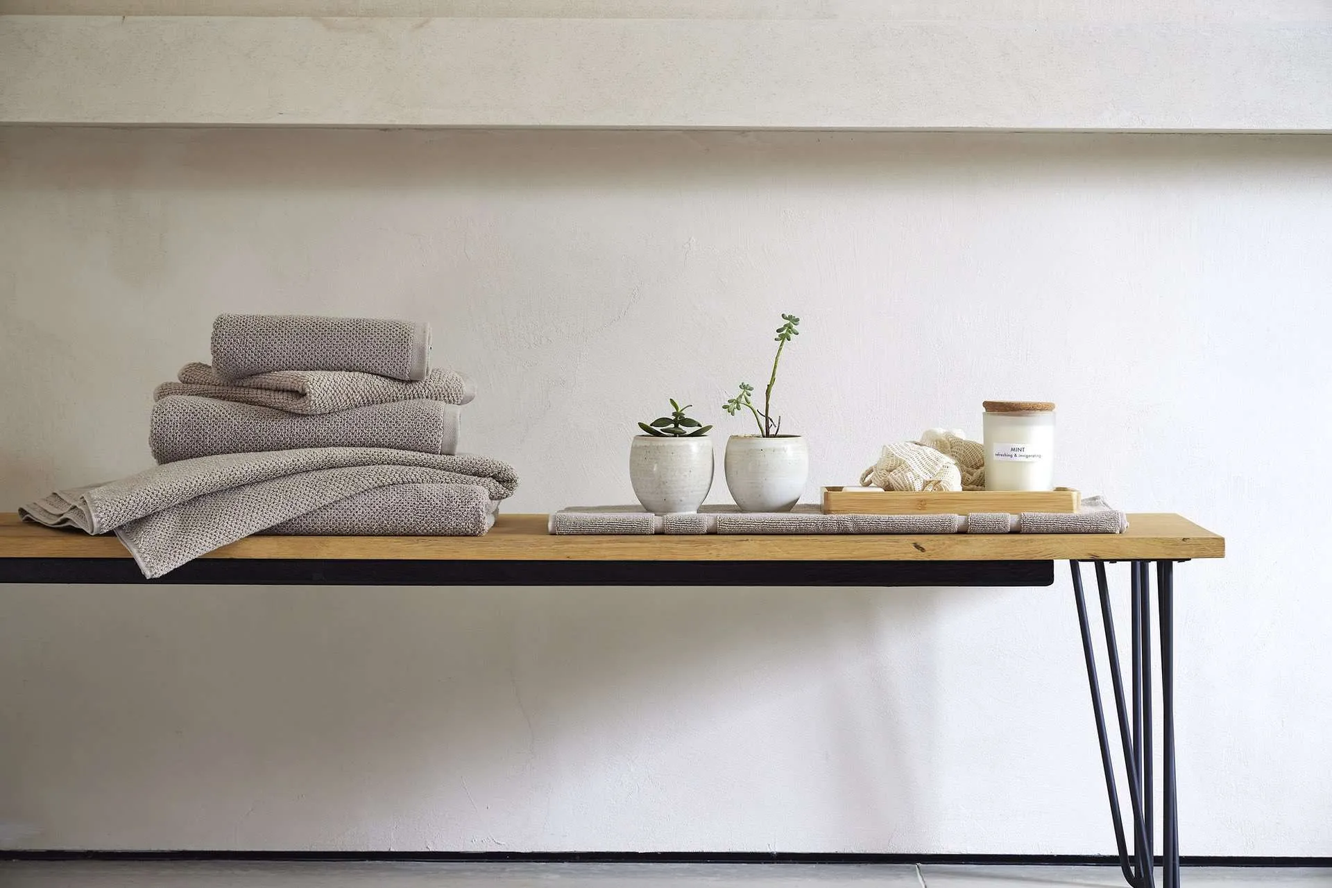 Brixton Textured Towels - Cotton 600 GSM