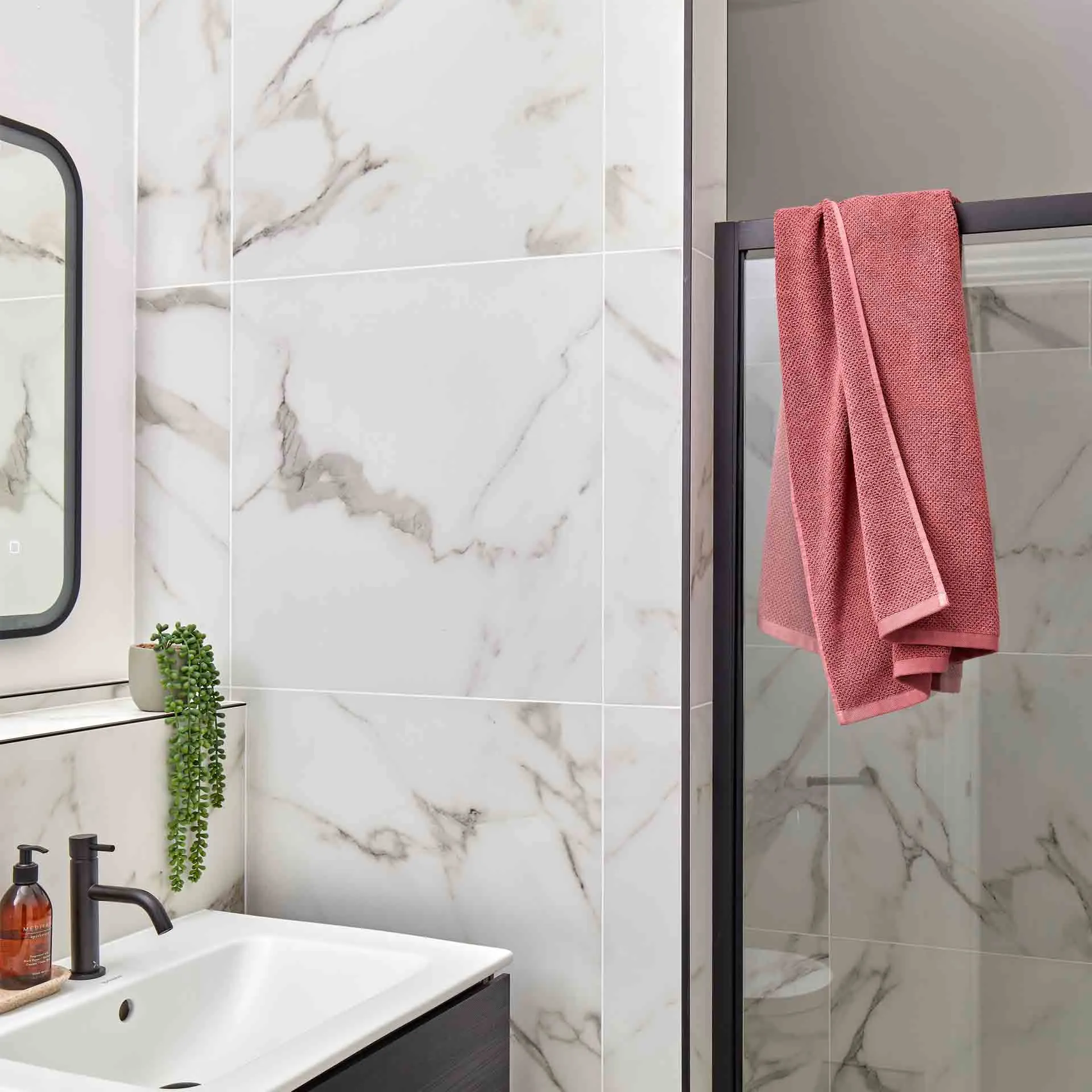 Brixton Textured Towels - Cotton 600 GSM