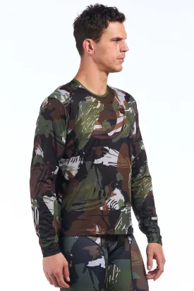 Brushstroke Camo Long Sleeve Tee