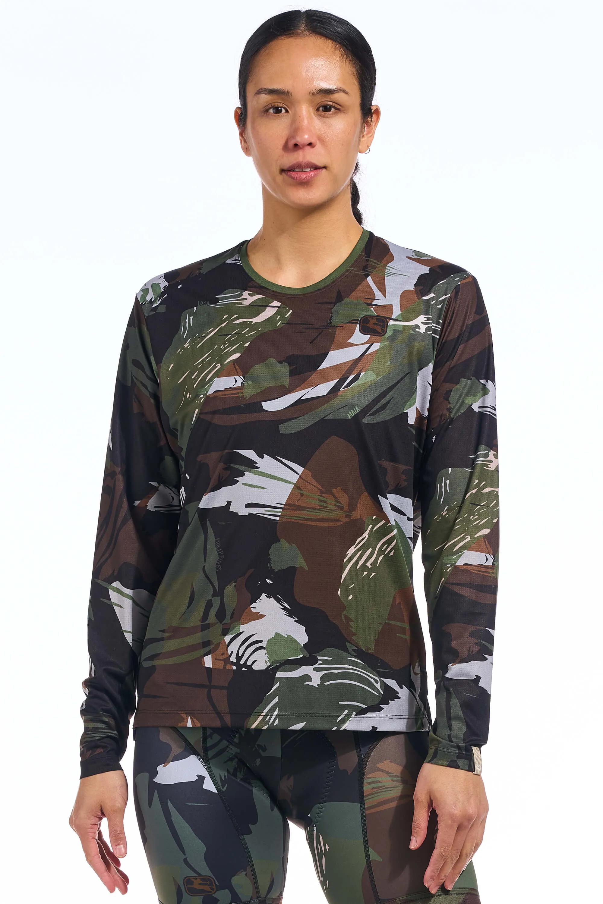 Brushstroke Camo Long Sleeve Tee