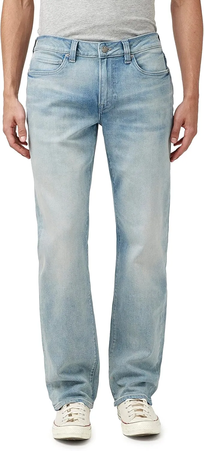 Buffalo David Bitton Mens Relaxed Straight Leg Driven With Stretch Fabric Jeans, Indigo Sp23, 38W X 30L US