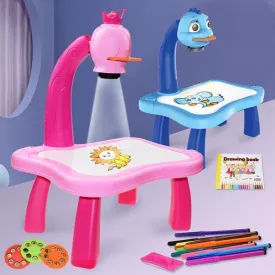 Children Led Projector Art Drawing Table