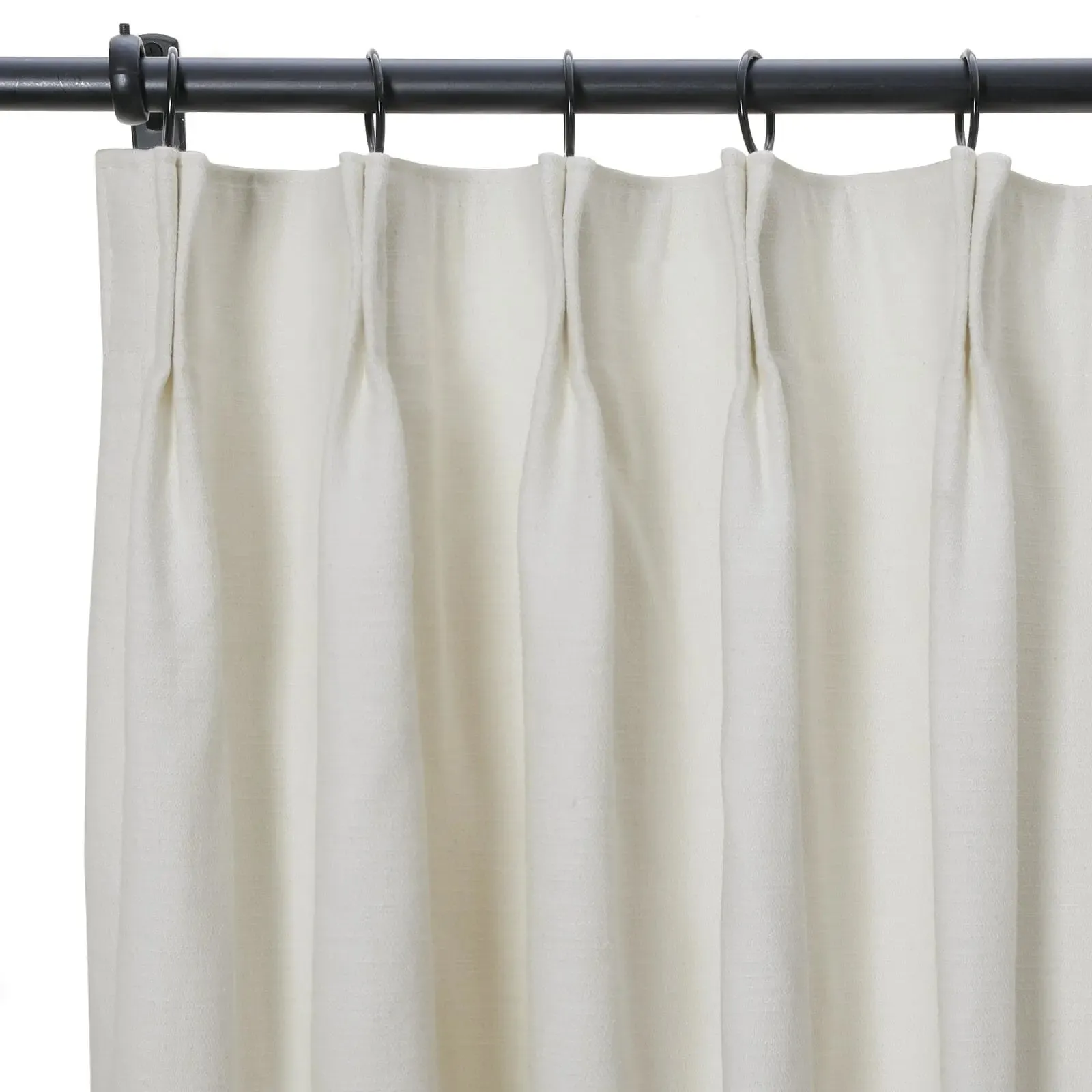 Cotton Blend Drapery Pleated | Cloe