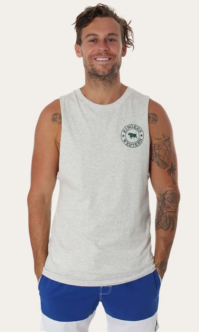 Cotton Muscle Tank Signature Bull, More Colours