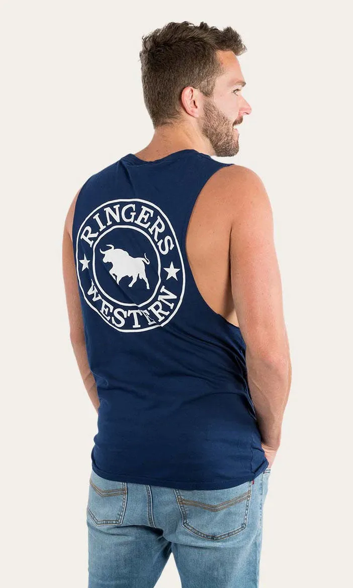 Cotton Muscle Tank Signature Bull, More Colours