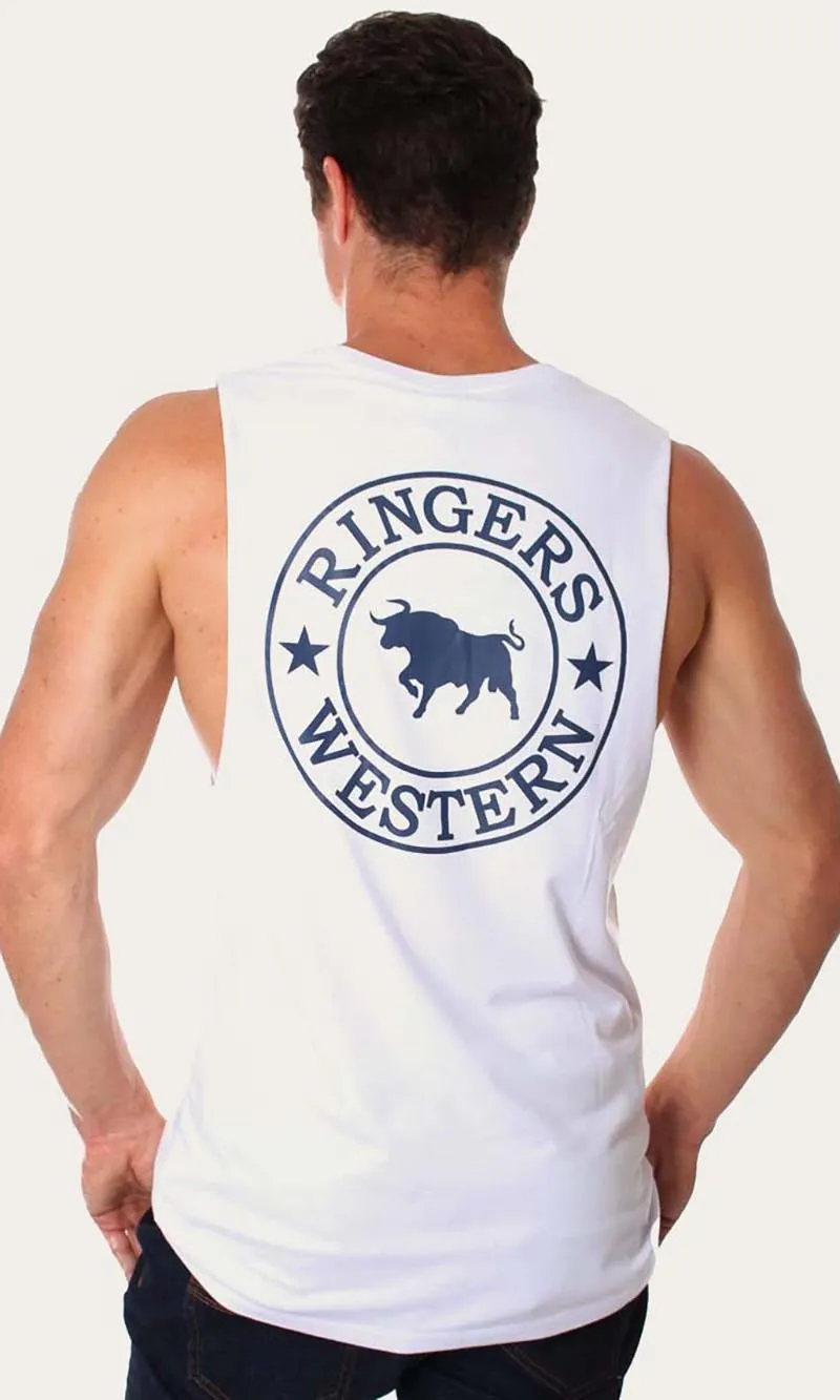 Cotton Muscle Tank Signature Bull, More Colours