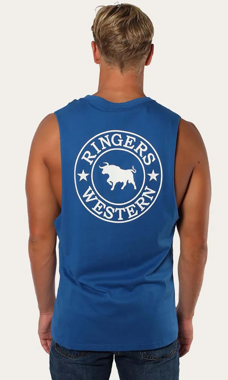 Cotton Muscle Tank Signature Bull, More Colours