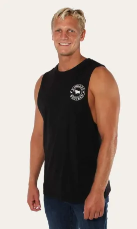 Cotton Muscle Tank Signature Bull, More Colours