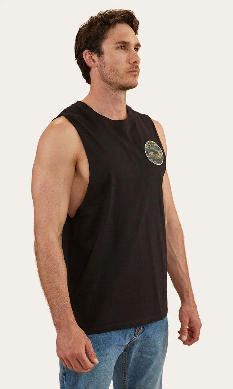 Cotton Muscle Tank Signature Bull, More Colours