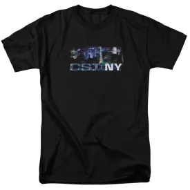 Csi Ny Never Rests Mens T Shirt Black