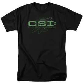Csi Sketchy Shadow Mens T Shirt Black