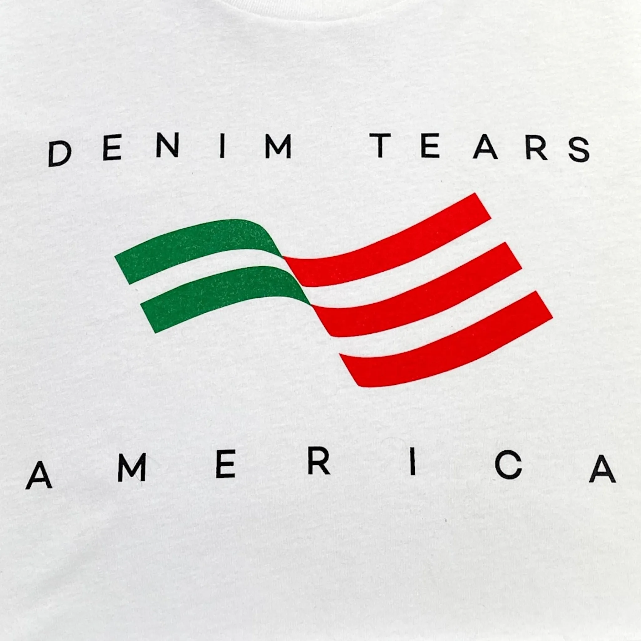 Denim Tears America Sportswear Short Sleeve Tee Shirt White