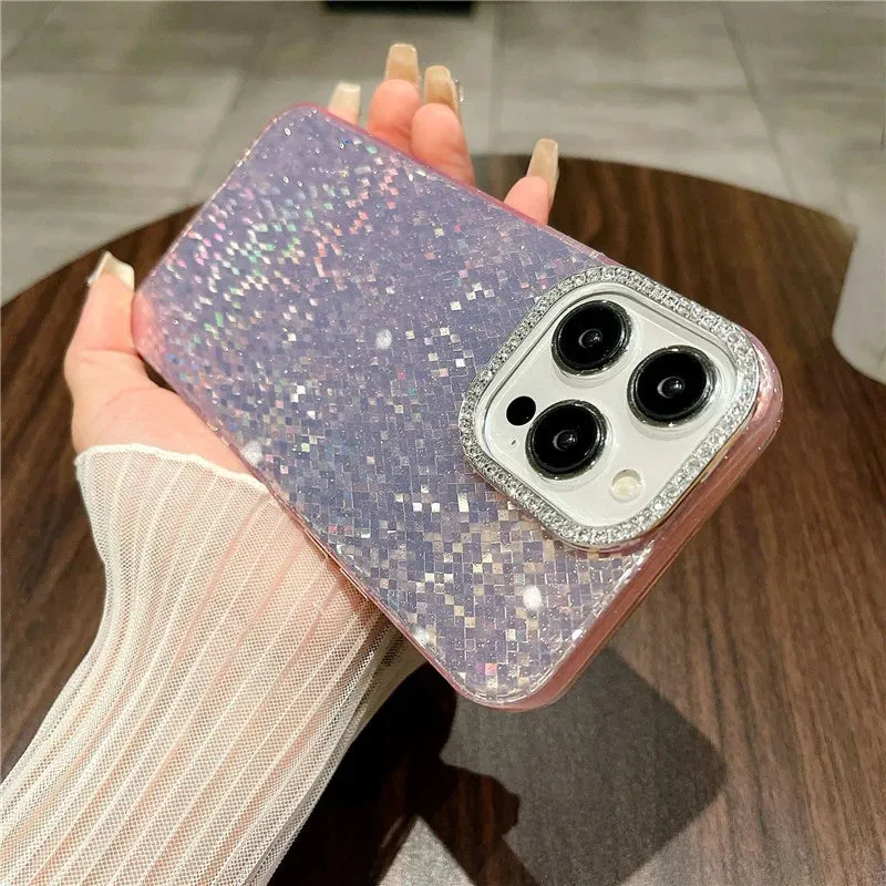 Diamond Lens Frame Rhombus Laser Case