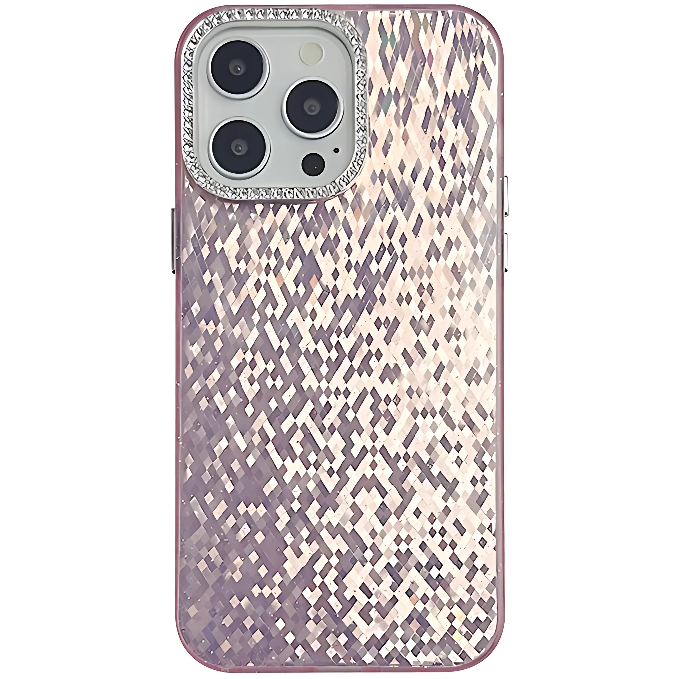 Diamond Lens Frame Rhombus Laser Case