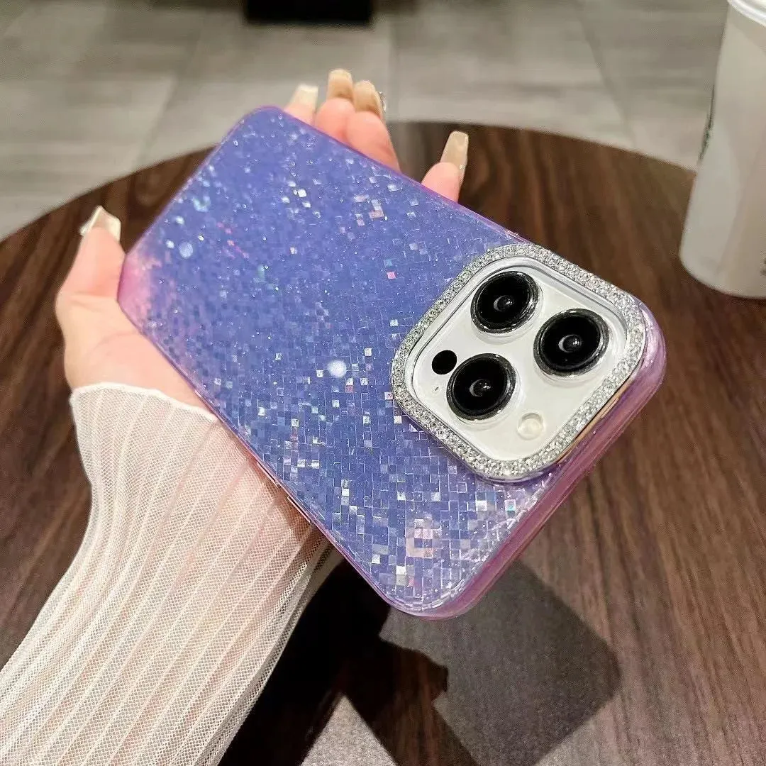 Diamond Lens Frame Rhombus Laser Case