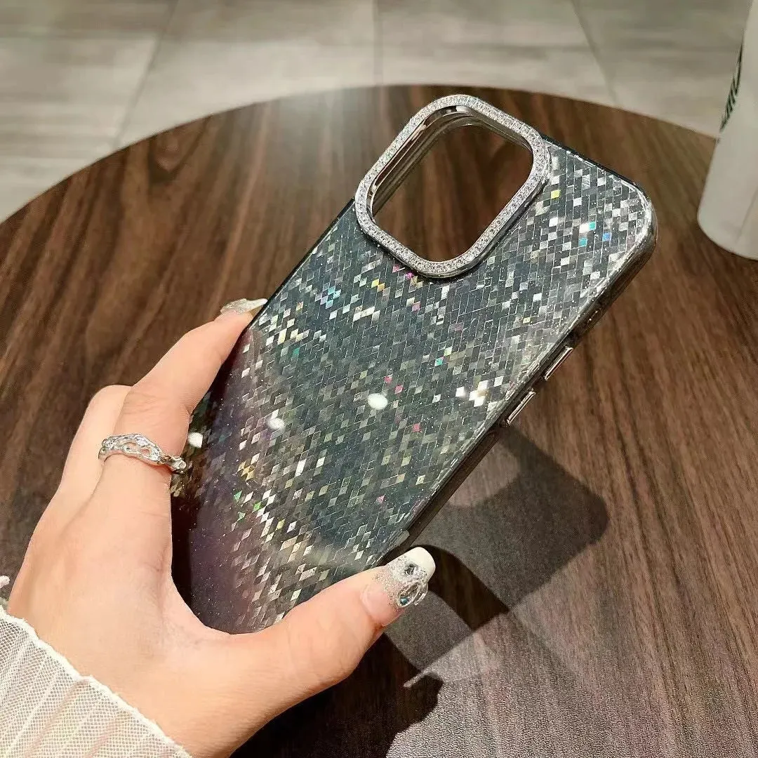 Diamond Lens Frame Rhombus Laser Case