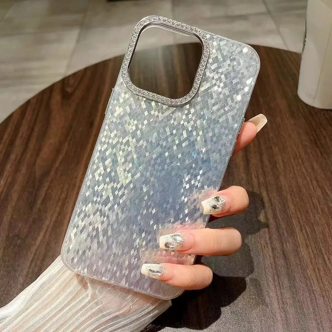 Diamond Lens Frame Rhombus Laser Case