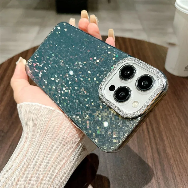 Diamond Lens Frame Rhombus Laser Case