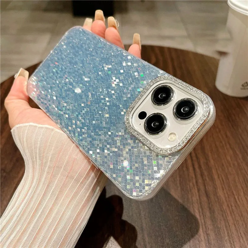 Diamond Lens Frame Rhombus Laser Case