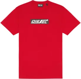 Diesel T-Diegor In Red For Men