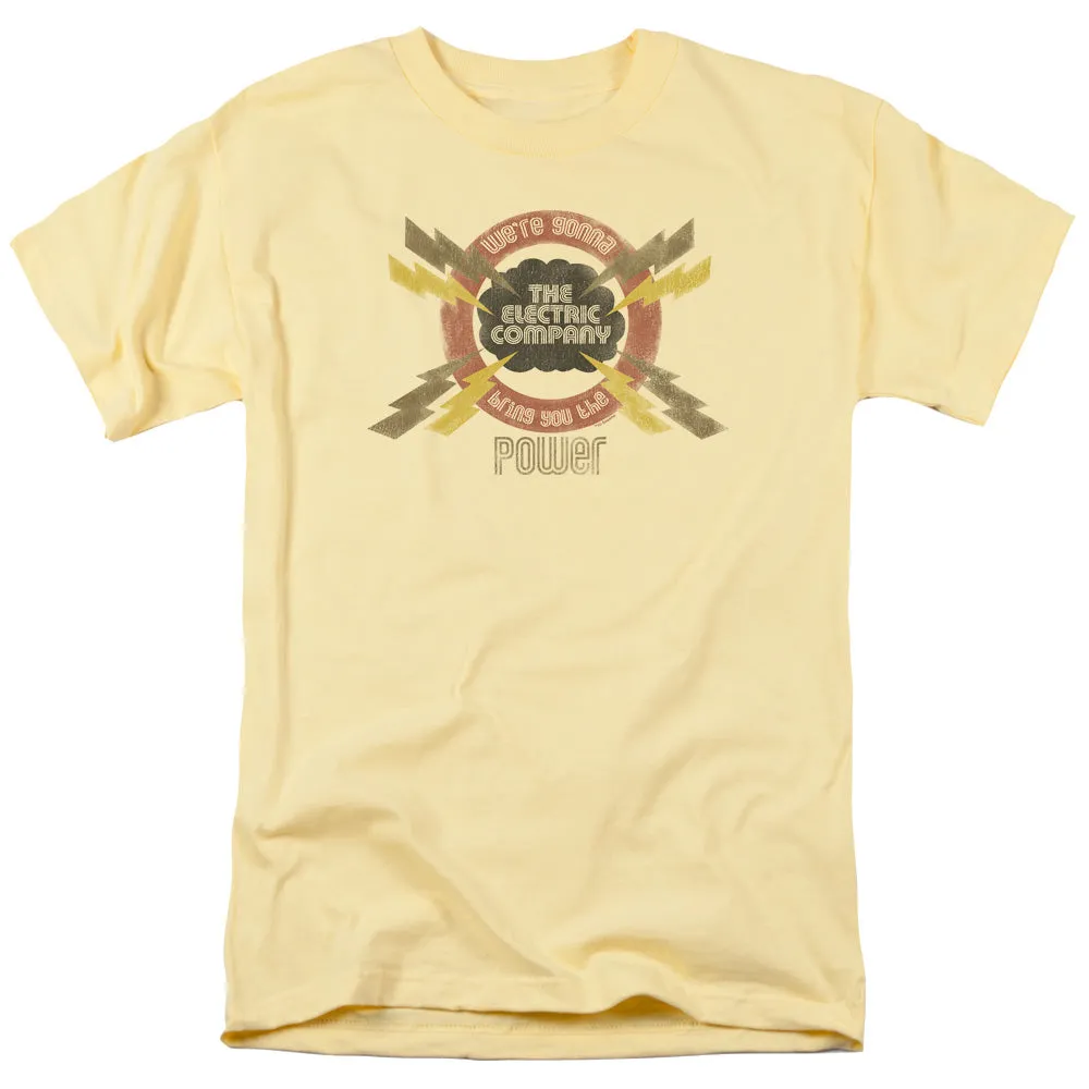Electric Company Power Mens T Shirt Banana