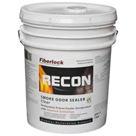 Fiberlock RECON- Smoke Odor Sealer - Clear - 5 Gallon