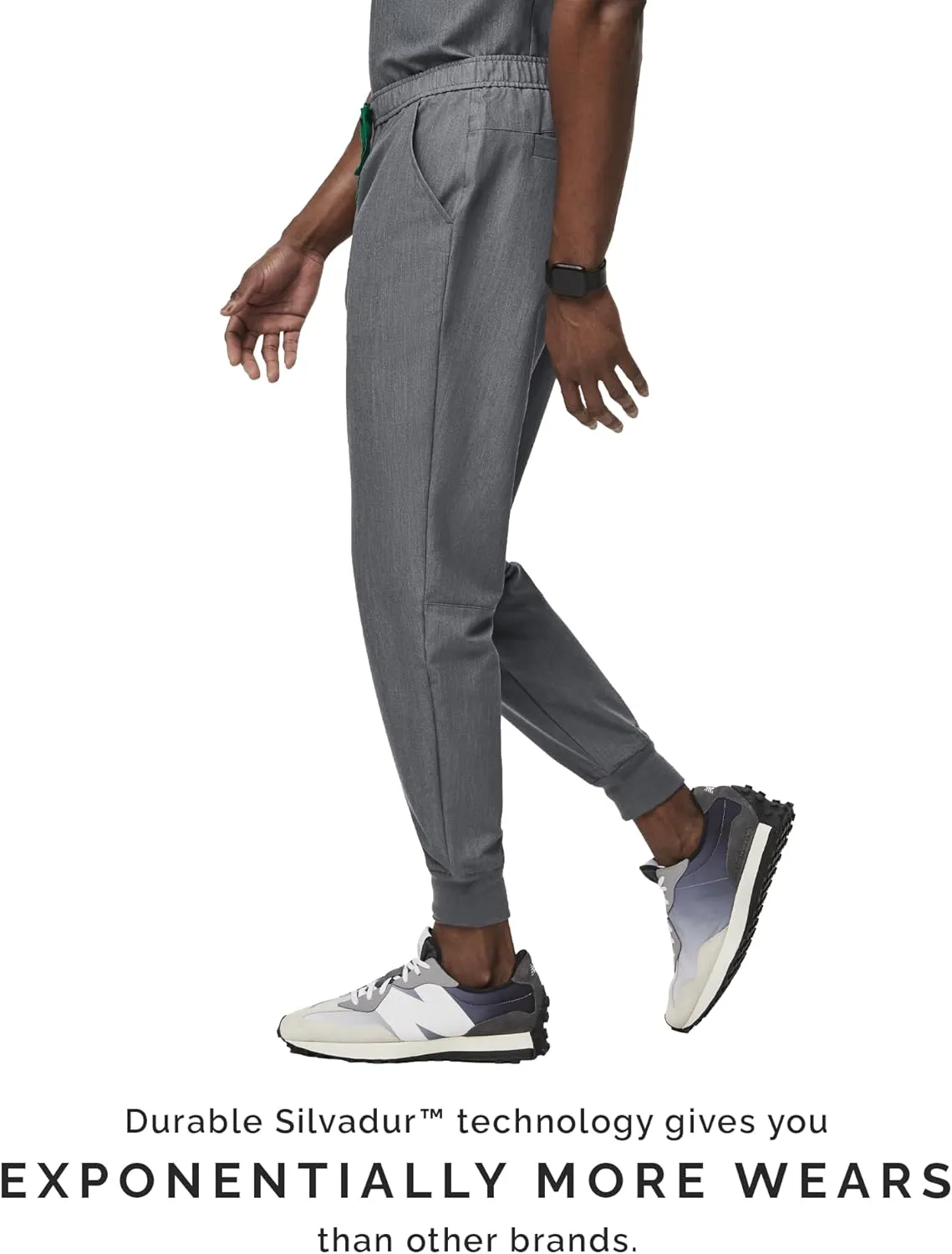 FIGS Tansen Jogger Scrub Pants for Men  Slim Fit, 5 Pockets, 4-Way Stretch, Anti-Wrinkle Mens Scrub Pants