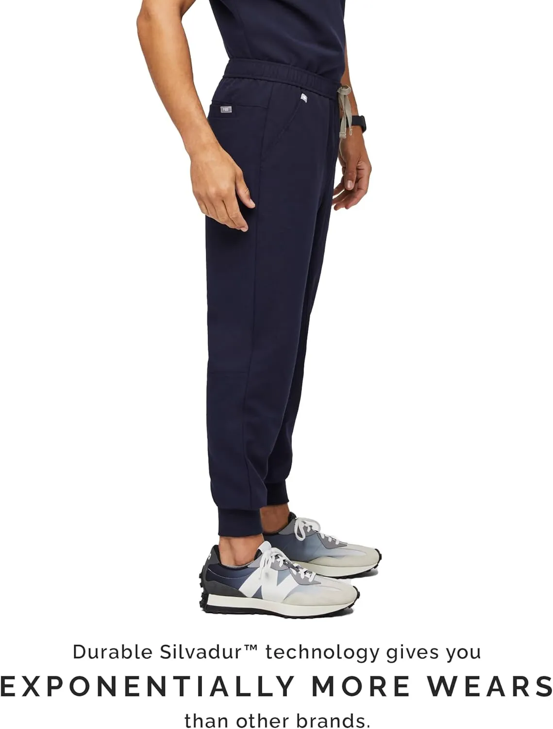 FIGS Tansen Jogger Scrub Pants for Men  Slim Fit, 5 Pockets, 4-Way Stretch, Anti-Wrinkle Mens Scrub Pants