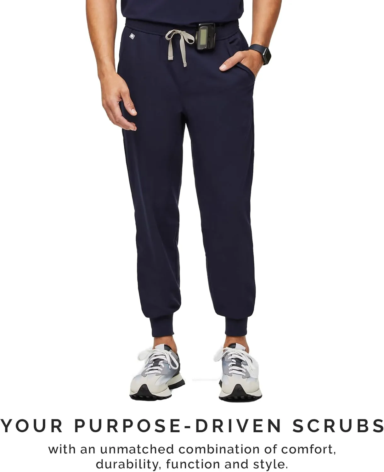 FIGS Tansen Jogger Scrub Pants for Men  Slim Fit, 5 Pockets, 4-Way Stretch, Anti-Wrinkle Mens Scrub Pants