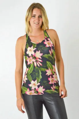 Floral Activewear Vest Top