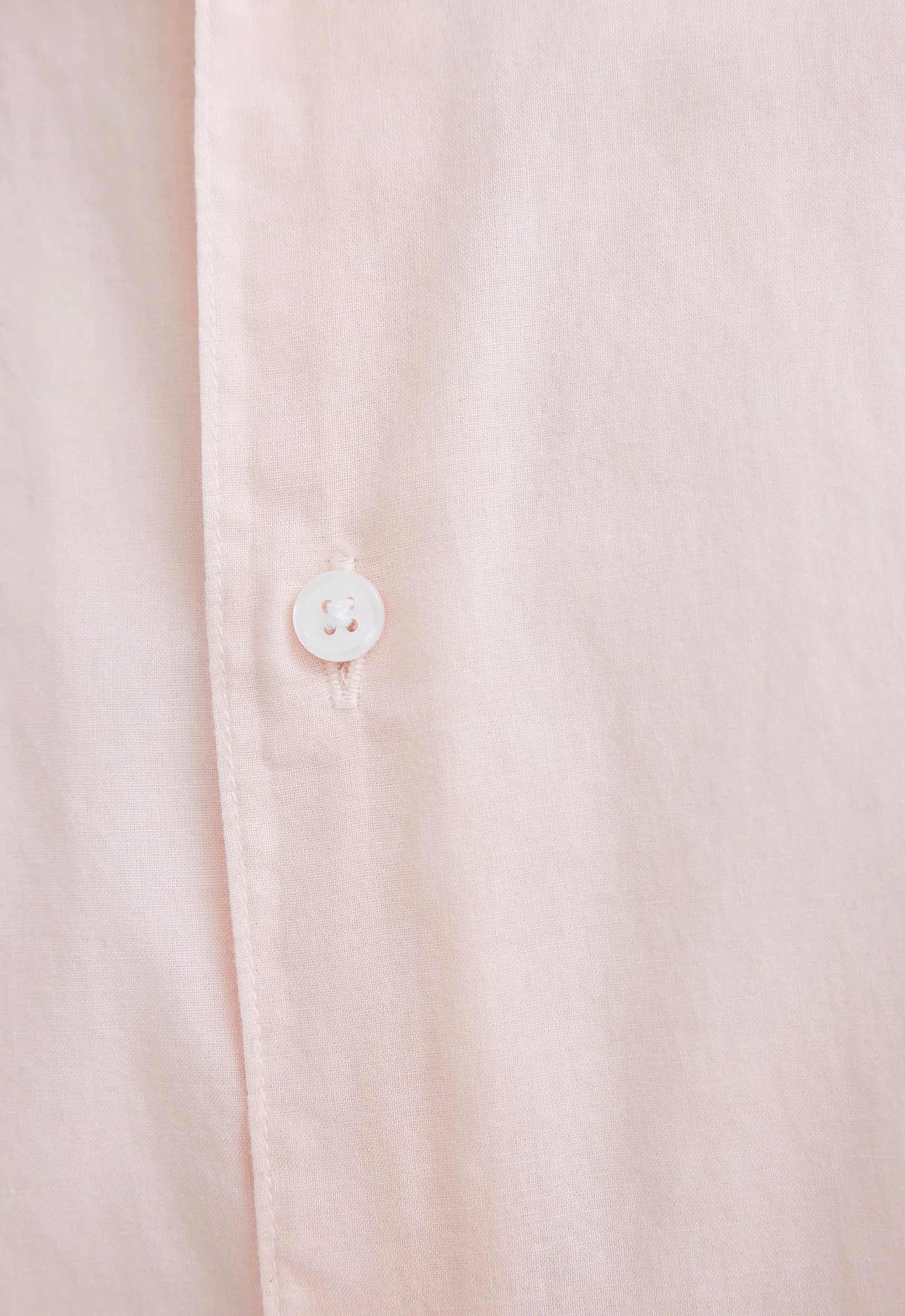 Folded Collar Cotton Shirt - Powder Rosa Pink