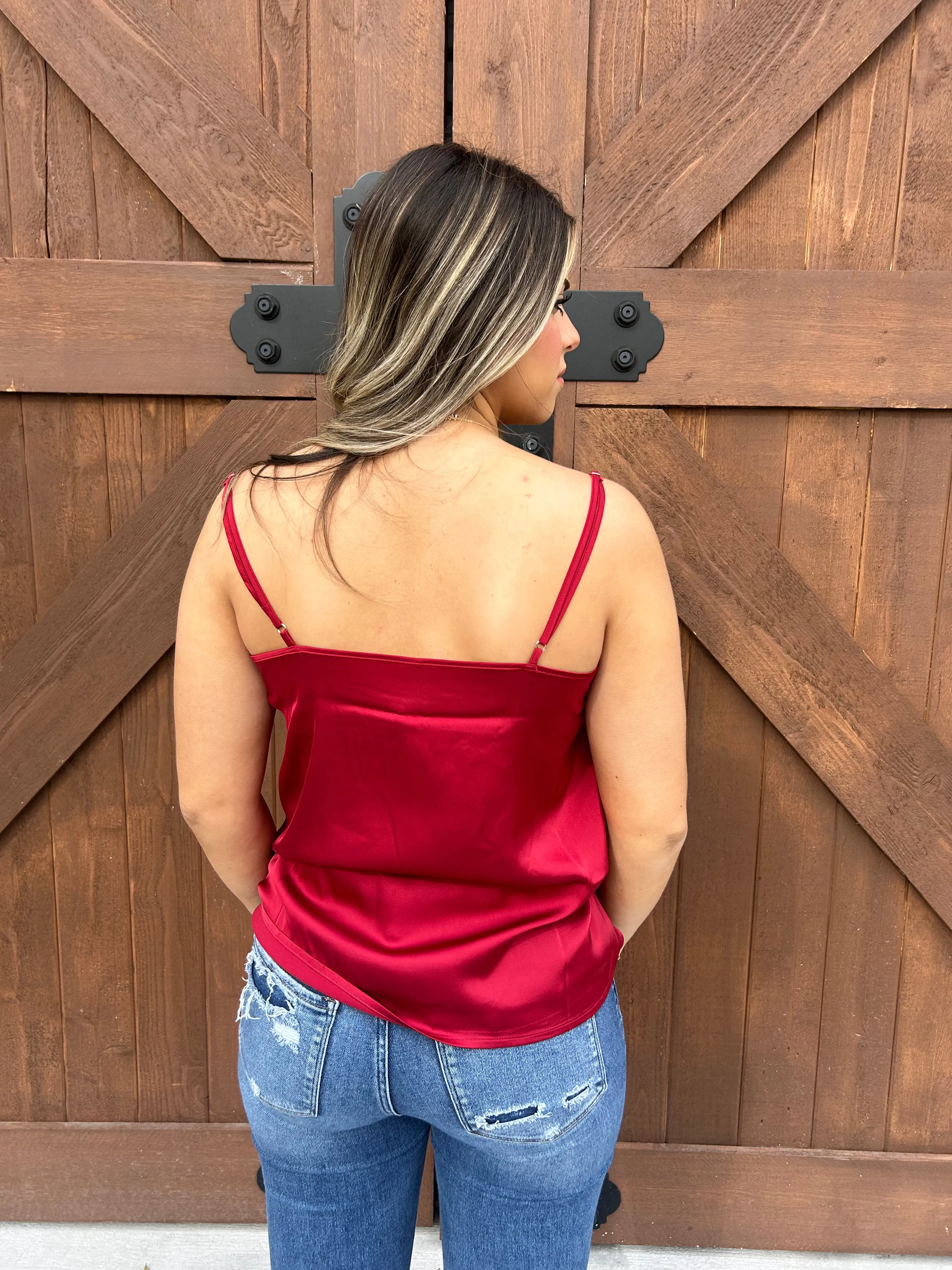 Glamorous Red Zenana Top