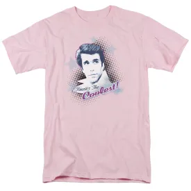 Happy Days the Coolest Mens T Shirt Pink