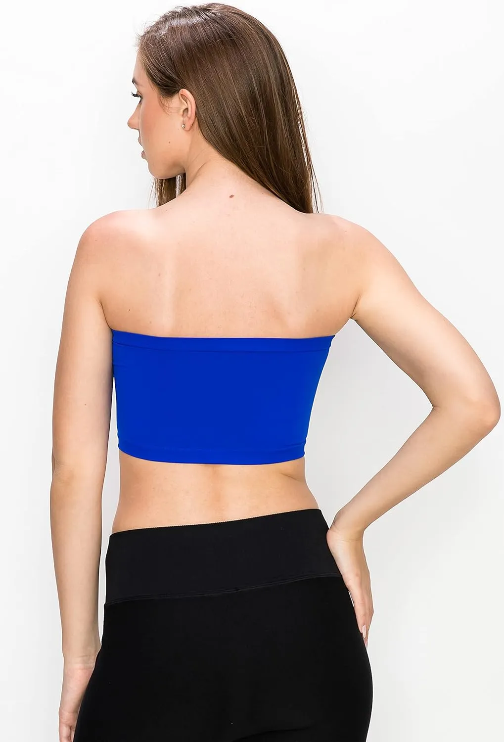 Kurve Seamless Bandeau Tube top - UV Protective Fabric, Rated UPF 50  (Non-Padded) -Made in USA-