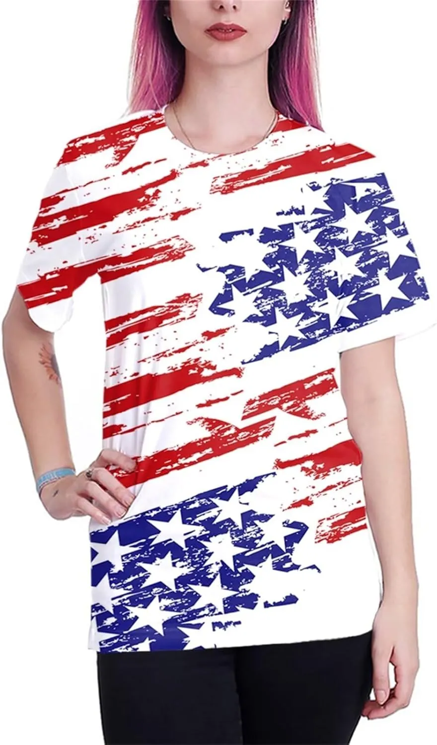 Linnhoy Unisex Men's and Women's Shirts Unisex Fashion Casual Novelty Tees 3D Graphic Adults T-Shirts Teens Tops Size S-XXL
