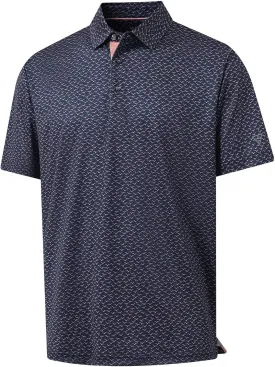 M MAELREG Boys Polo Shirt Short Sleeve Performance Dry Fit Stretch Funny Print Active Casual Collared Golf Shirts for Boy