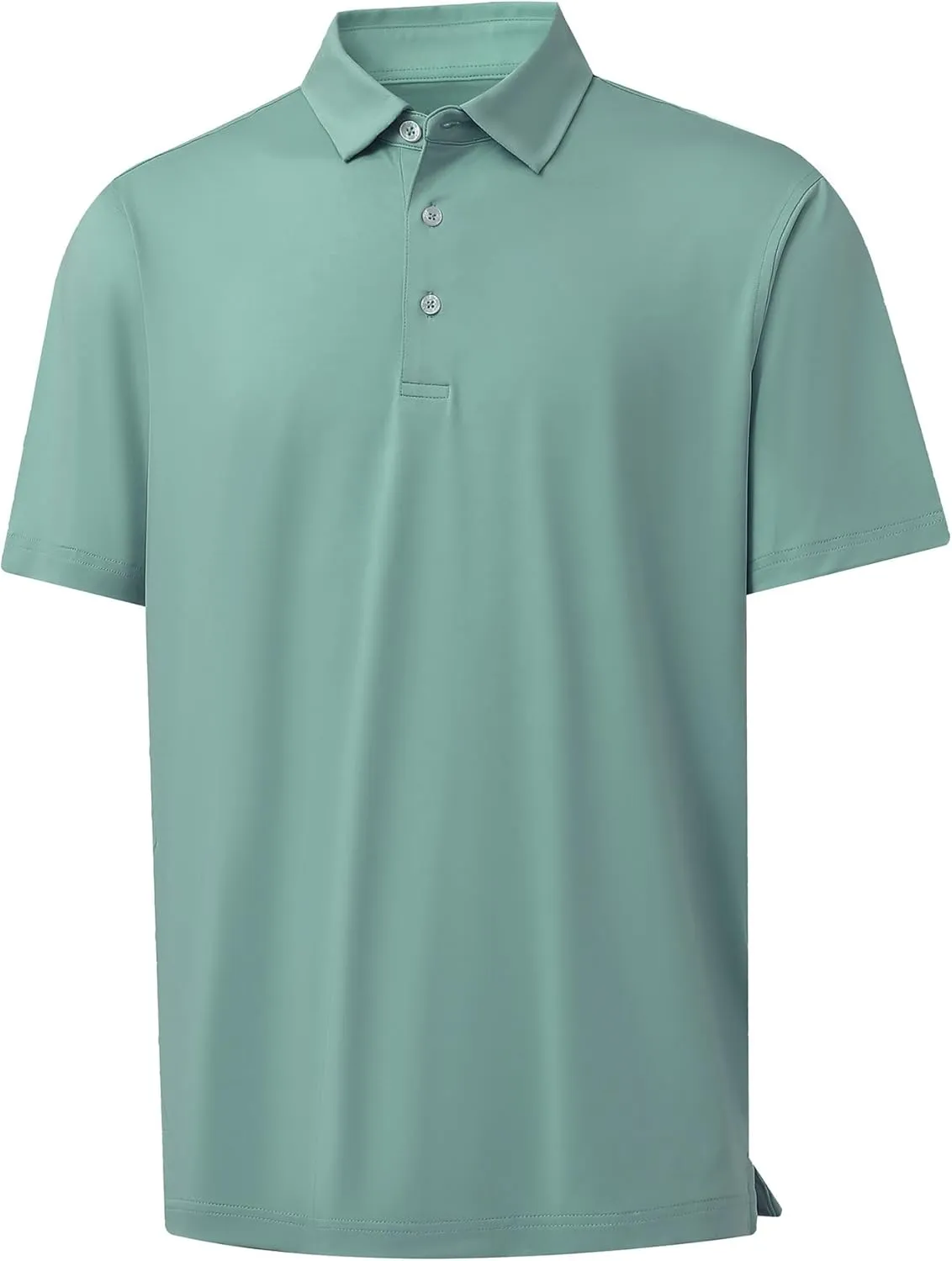 M MAELREG Golf Shirts for Men Dry Fit Moisture Wicking Performance Solid Collared Casual Mens Polo Shirts Short Sleeve