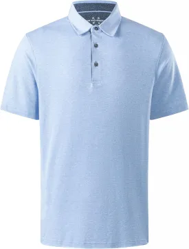 Men's Polo Shirts Short Sleeve Cotton Blend Moisture Wicking Dry Fit Performance Collared Golf Shirts for Men