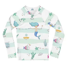 Mermaid and Friends Kids Rash Guard
