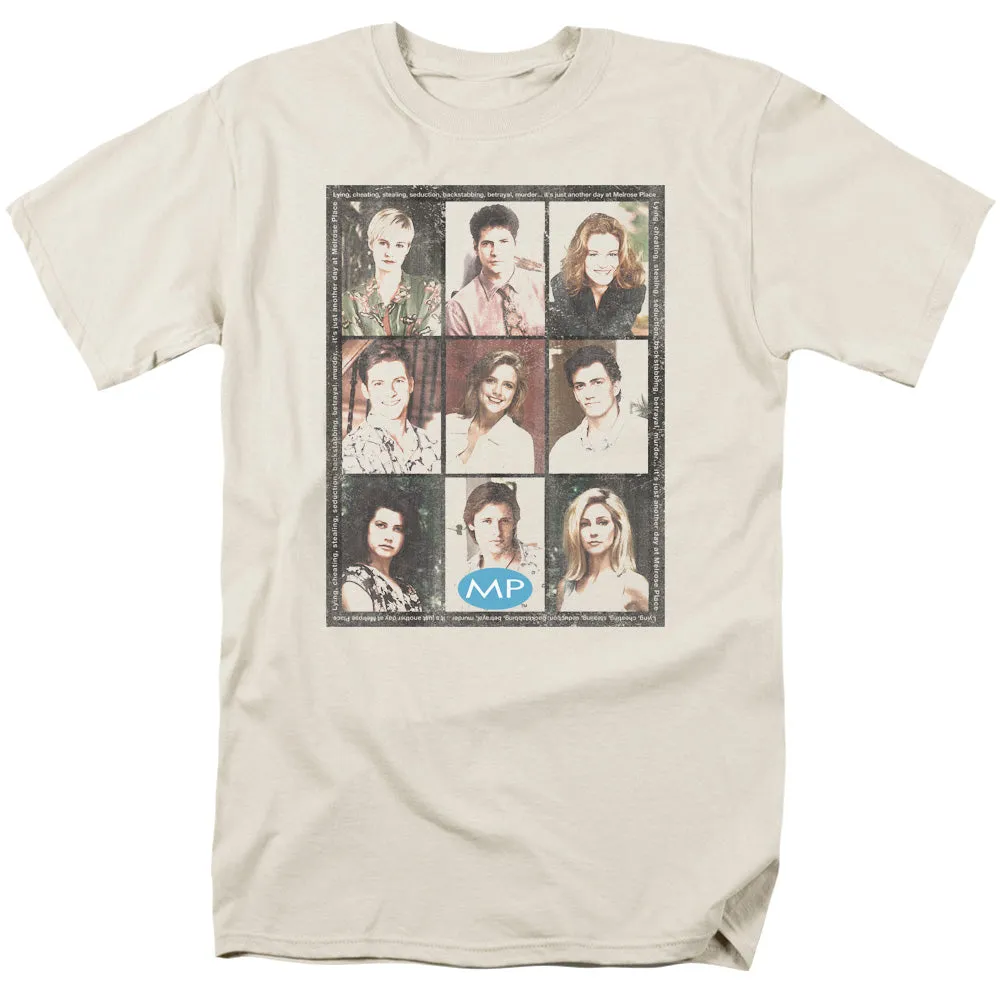 Mp Season 2 Cast Squared Mens T Shirt Cream